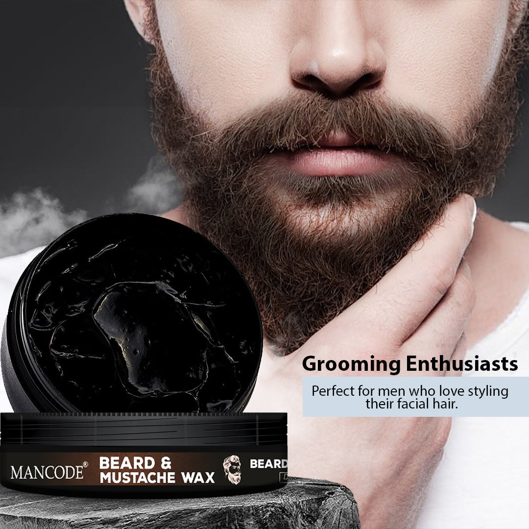 Beard & Mustache Wax - Strong Hold & Styling 1
